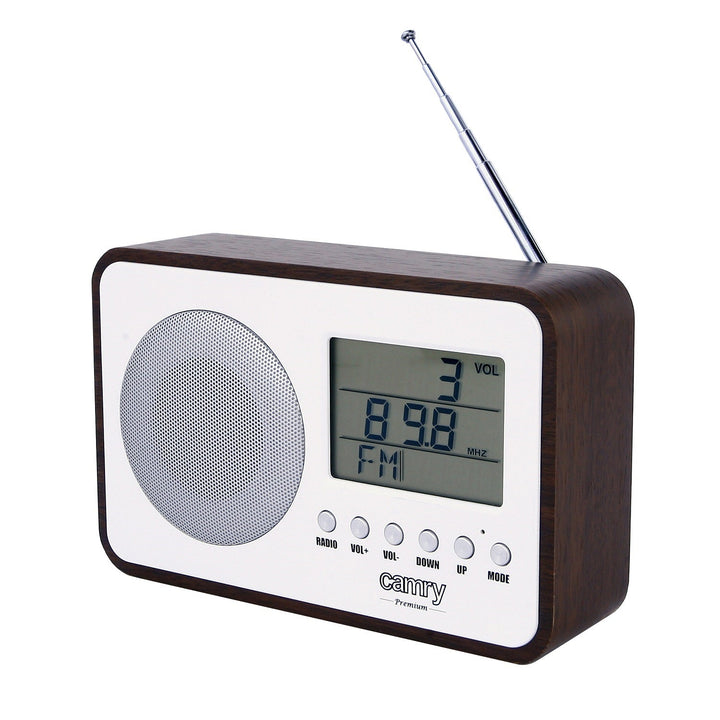 Camry digital radio, retro, LCD-display, vækkeur, CR 1153