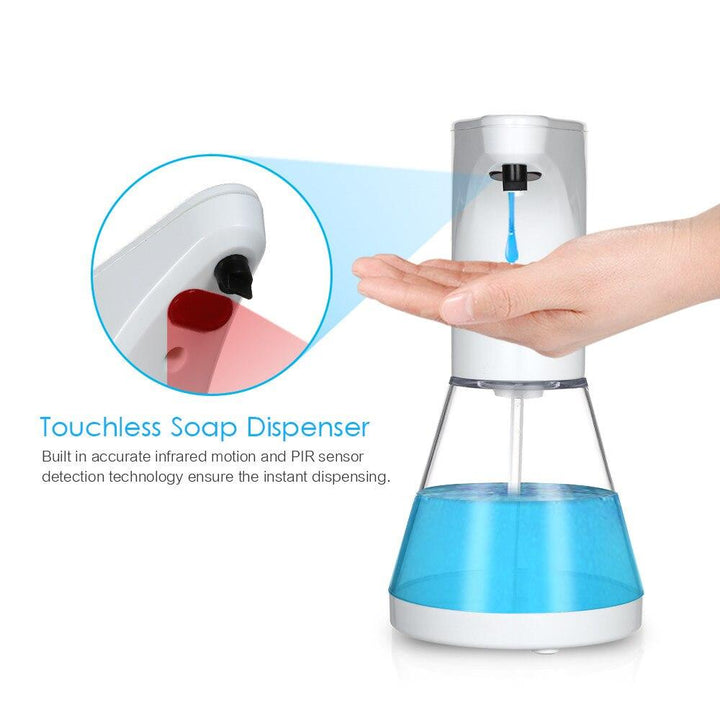 Automatisk dispenserbeholder til flydende sæbe, desinfektionsmidler og geler Promedix PR-530 480 ml, 4 AA-batterier