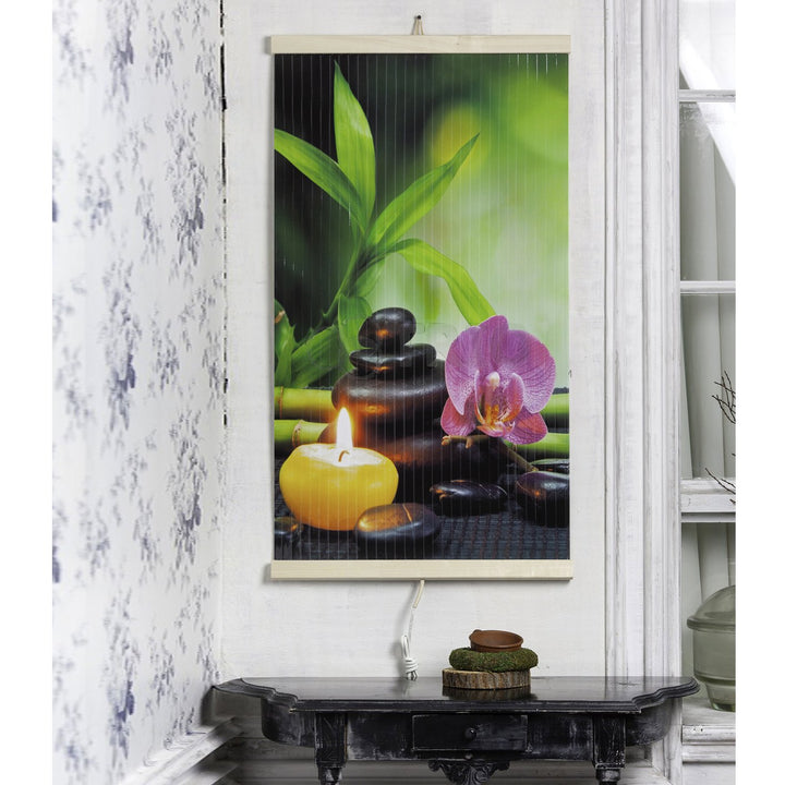 Infrarød radiator – fleksibel varmepanel 430 W TRIO mønster 3 harmoni, mål 100 x 57 cm med regulator