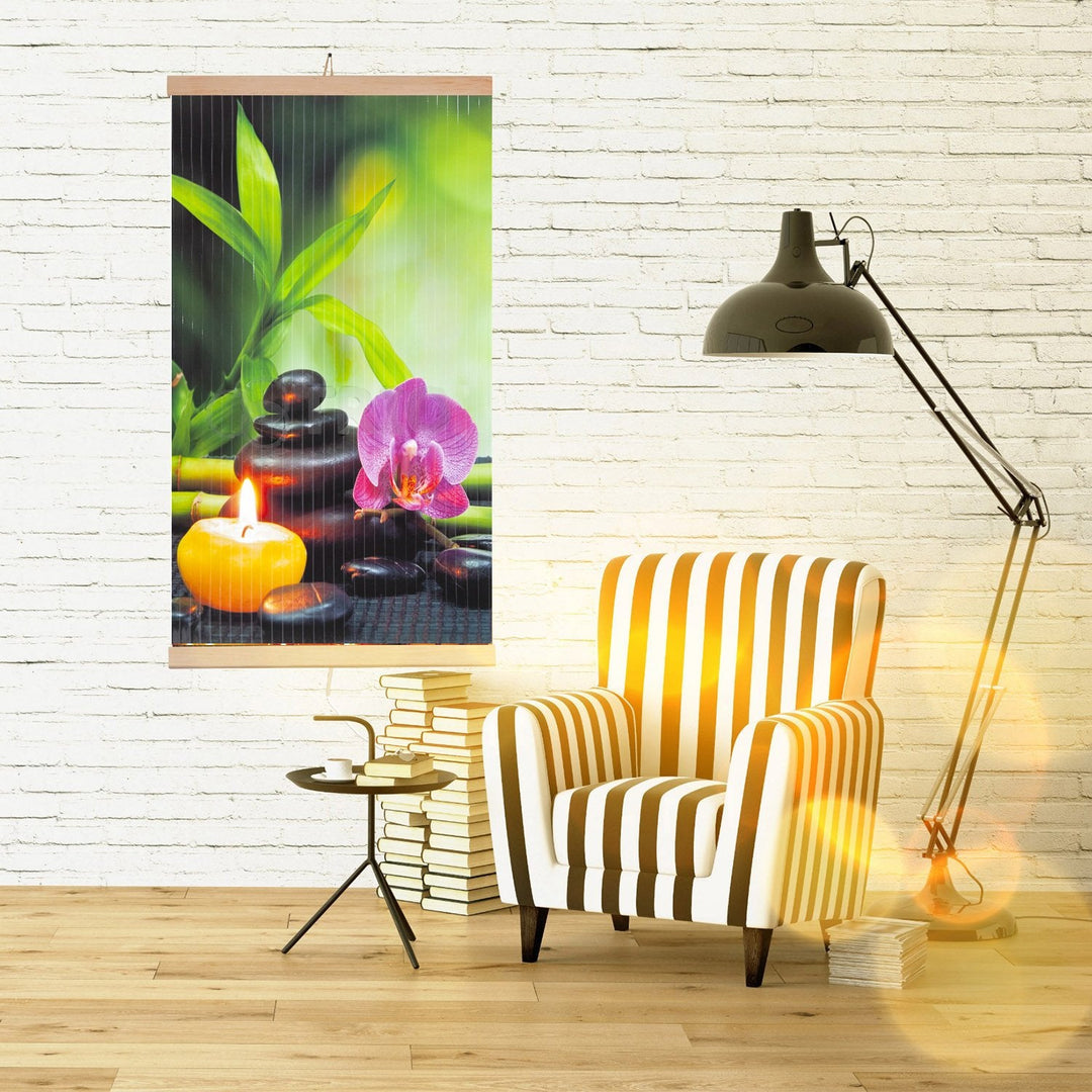Infrarød radiator – fleksibel varmepanel 430 W TRIO mønster 3 harmoni, mål 100 x 57 cm med regulator