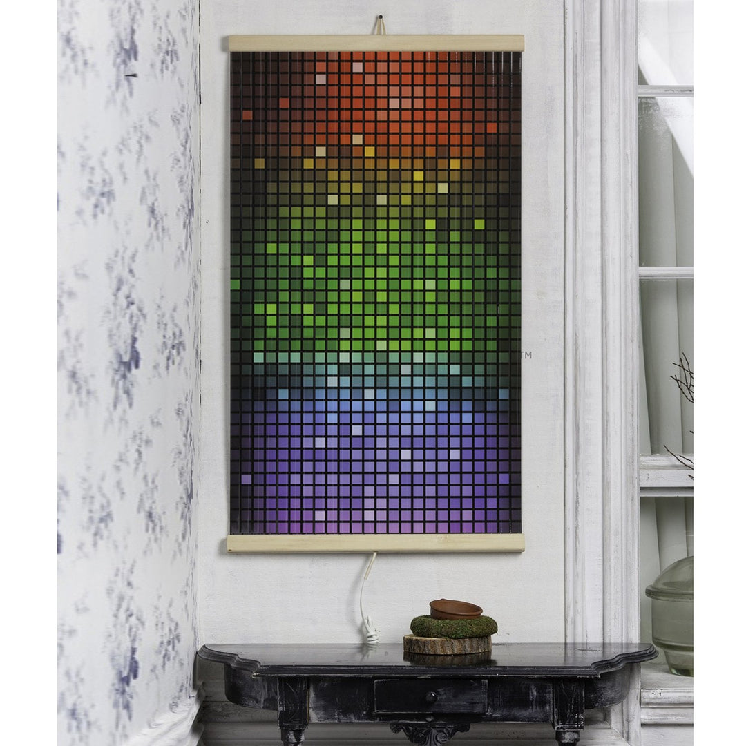 Infrarød radiator – fleksibel varmepanel 430 W TRIO mønster 4 mosaik, mål 100 x 57 cm med regulator