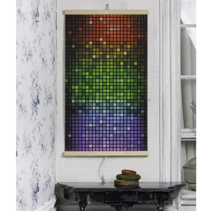 Infrarød radiator – fleksibel varmepanel 430 W TRIO mønster 4 mosaik, mål 100 x 57 cm med regulator