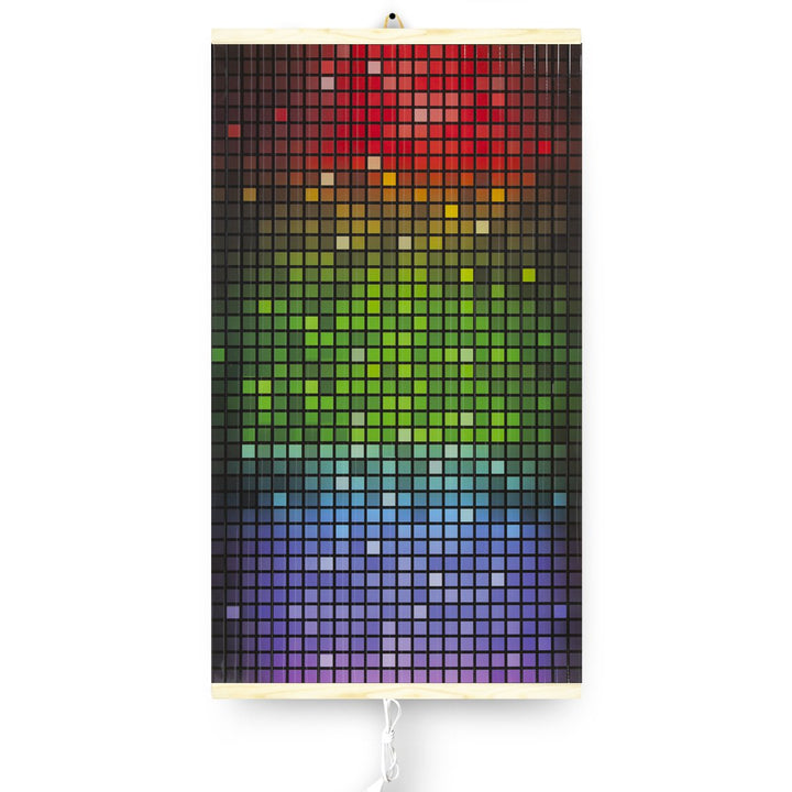 Infrarød radiator – fleksibel varmepanel 430 W TRIO mønster 4 mosaik, mål 100 x 57 cm med regulator