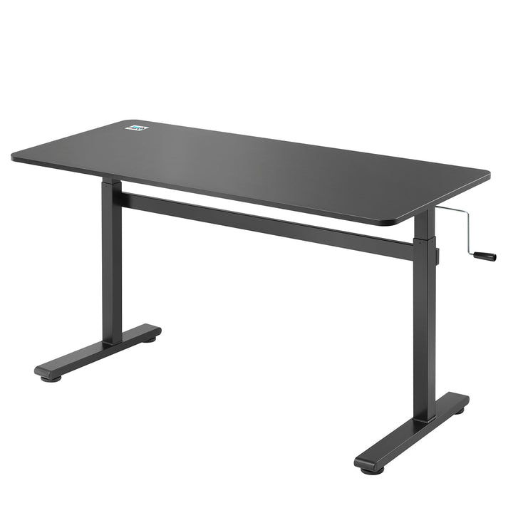 Ergo Office manuelt højdejusterbart skrivebord, maks. 40 kg, maks. højde 117 cm, med bordplade til stående og siddende arbejde, ER-401 B