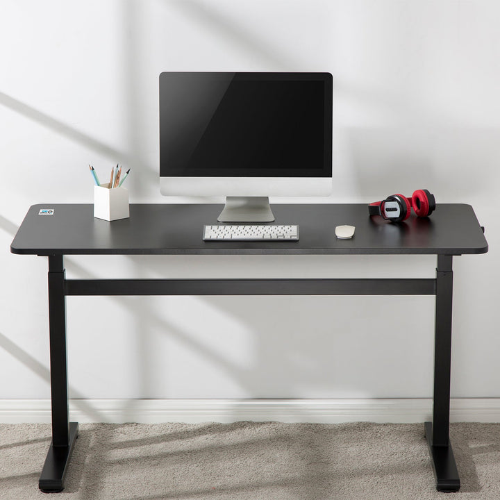 Ergo Office manuelt højdejusterbart skrivebord, maks. 40 kg, maks. højde 117 cm, med bordplade til stående og siddende arbejde, ER-401 B
