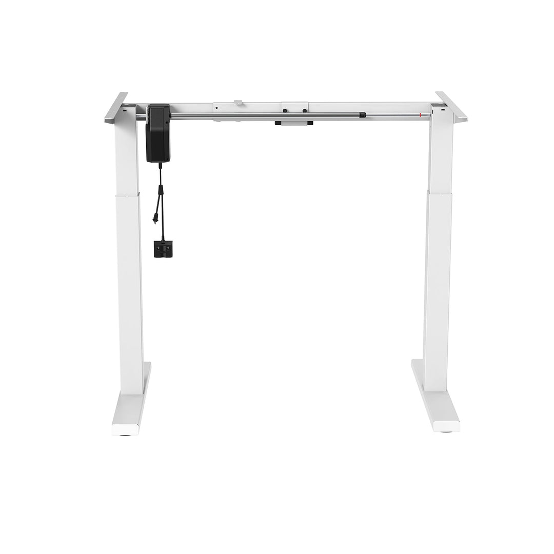Elektrisk skrivebord med højdejustering Ergo Office, maks. højde 123 cm, maks. 70 kg, uden bordplade til stående og siddende arbejde, hvid, ER-403W