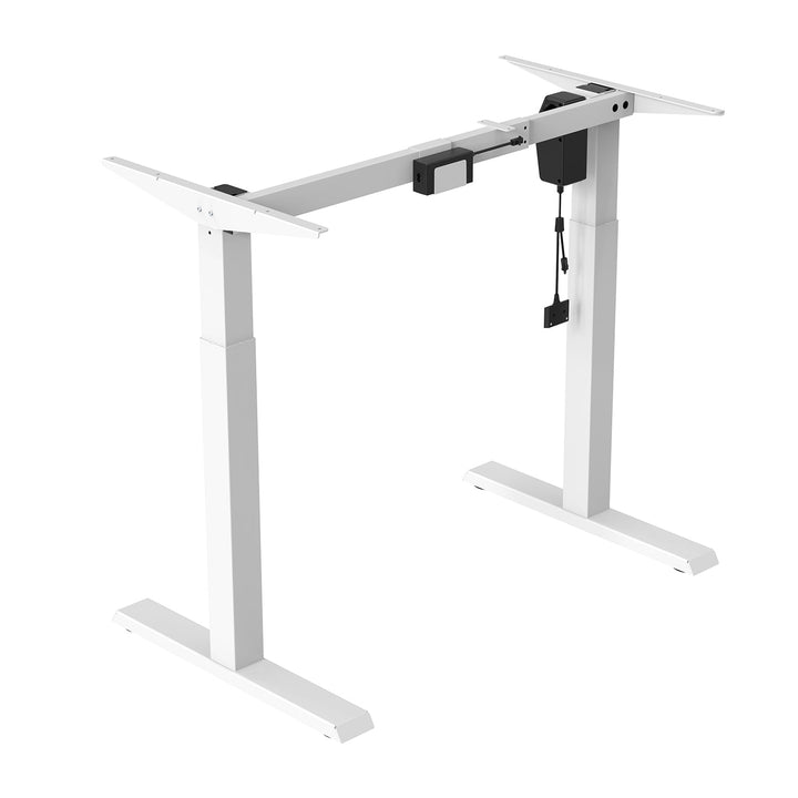 Elektrisk skrivebord med højdejustering Ergo Office, maks. højde 123 cm, maks. 70 kg, uden bordplade til stående og siddende arbejde, hvid, ER-403W