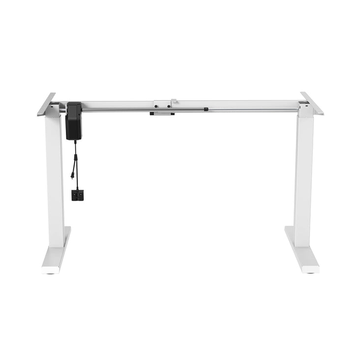 Elektrisk skrivebord med højdejustering Ergo Office, maks. højde 123 cm, maks. 70 kg, uden bordplade til stående og siddende arbejde, hvid, ER-403W
