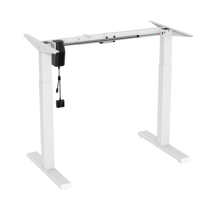 Elektrisk skrivebord med højdejustering Ergo Office, maks. højde 123 cm, maks. 70 kg, uden bordplade til stående og siddende arbejde, hvid, ER-403W