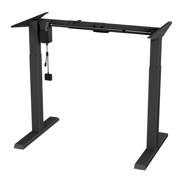 Elektrisk skrivebord med højdejustering Ergo Office, maks. højde 123 cm, maks. 70 kg, uden bordplade til stående og siddende arbejde, sort, ER-403B