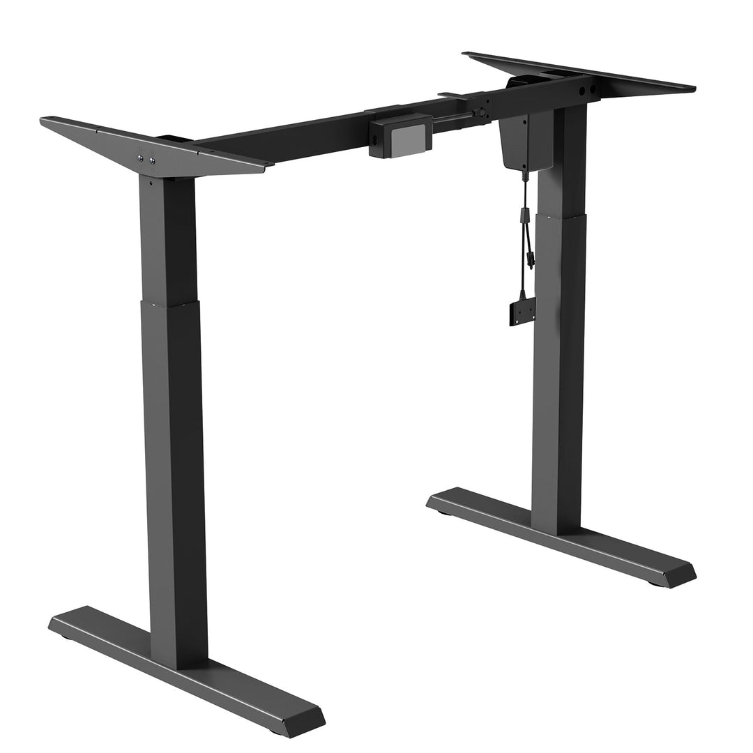 Elektrisk skrivebord med højdejustering Ergo Office, maks. højde 123 cm, maks. 70 kg, uden bordplade til stående og siddende arbejde, sort, ER-403B
