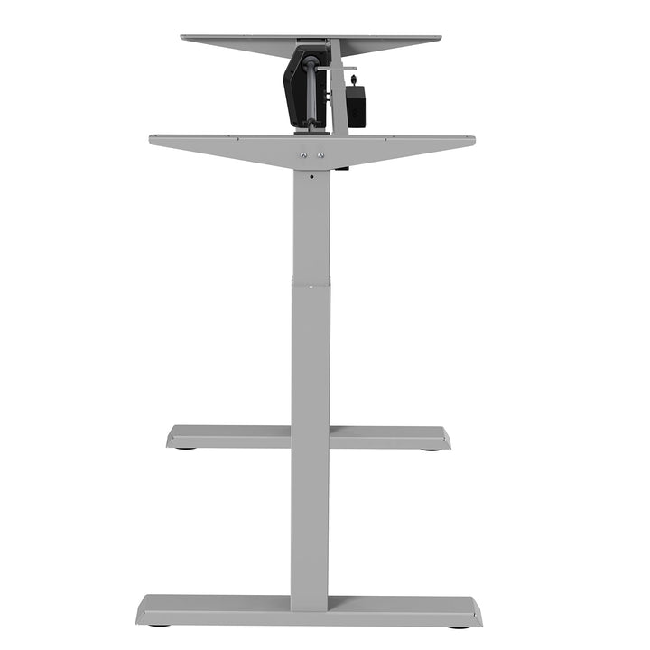 Elektrisk skrivebord med højdejustering Ergo Office, maks. højde 123 cm, maks. 70 kg, uden bordplade til stående og siddende arbejde, grå, ER-403G