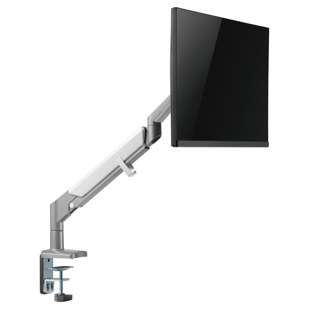 Ergo Office skrivebordsbeslag til skærm, grå, med fjeder, 17"-32", 9 kg, ER-405G