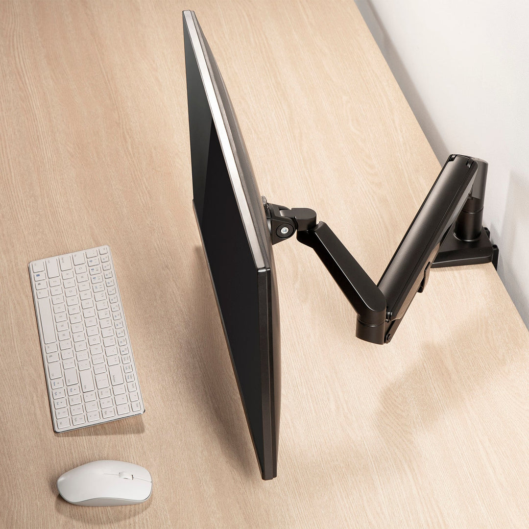 Ergo Office bordholder til skærm, sort, med gasfjeder, 17"-32", 9 kg, ER-405B
