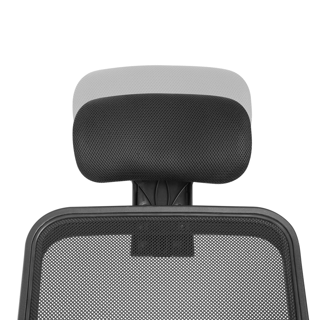Ergonomisk kontorstol med høj ryglæn, justerbar nakkestøtte, maks. 150 kg Ergo Office ER-413