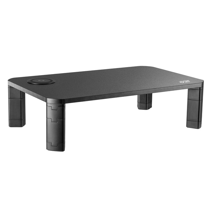 Ergo Office monitorbord, justerbar, med trådløs Qi-oplader, maks. 20 kg, 17-32", ER-415