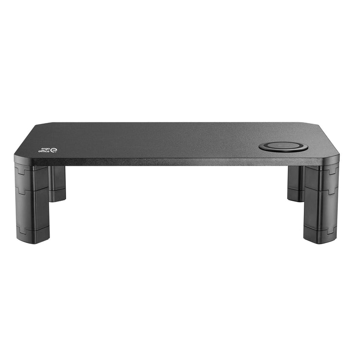 Ergo Office monitorbord, justerbar, med trådløs Qi-oplader, maks. 20 kg, 17-32", ER-415