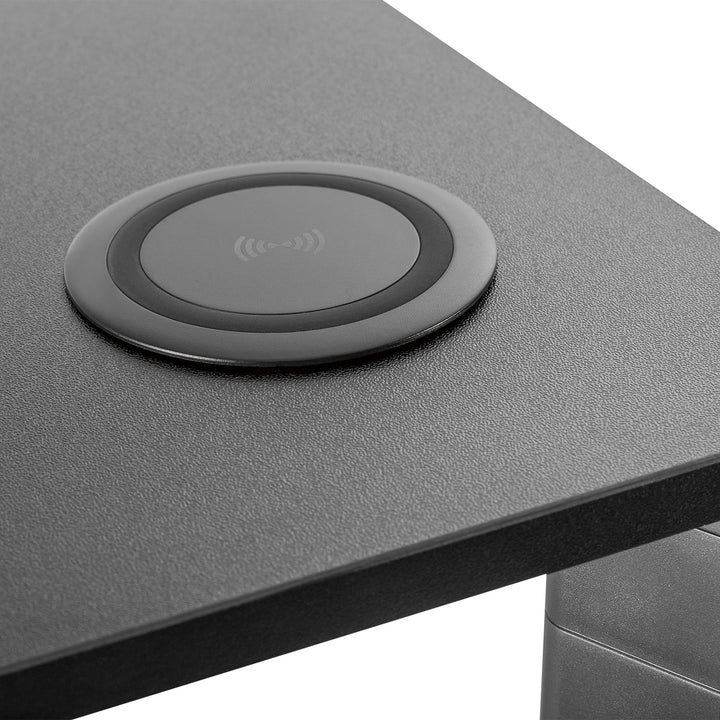 Ergo Office monitorbord, justerbar, med trådløs Qi-oplader, maks. 20 kg, 17-32", ER-415