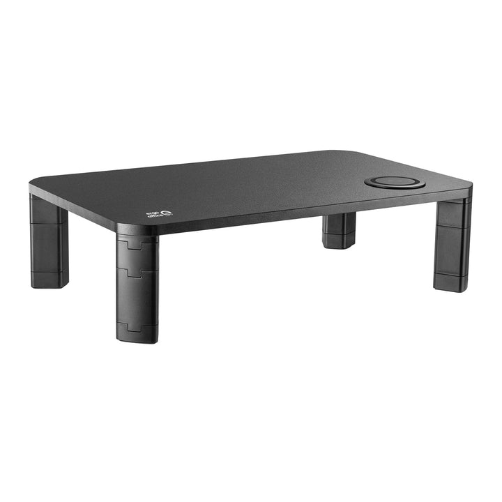 Ergo Office monitorbord, justerbar, med trådløs Qi-oplader, maks. 20 kg, 17-32", ER-415
