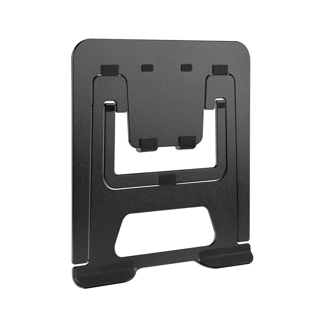 Ergo Office ultratyndt foldbart laptopstativ i aluminium, sort, passer til bærbare computere på 11-15", ER-416 B