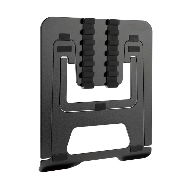 Ergo Office ultratyndt foldbart laptopstativ i aluminium, sort, passer til bærbare computere på 11-15", ER-416 B