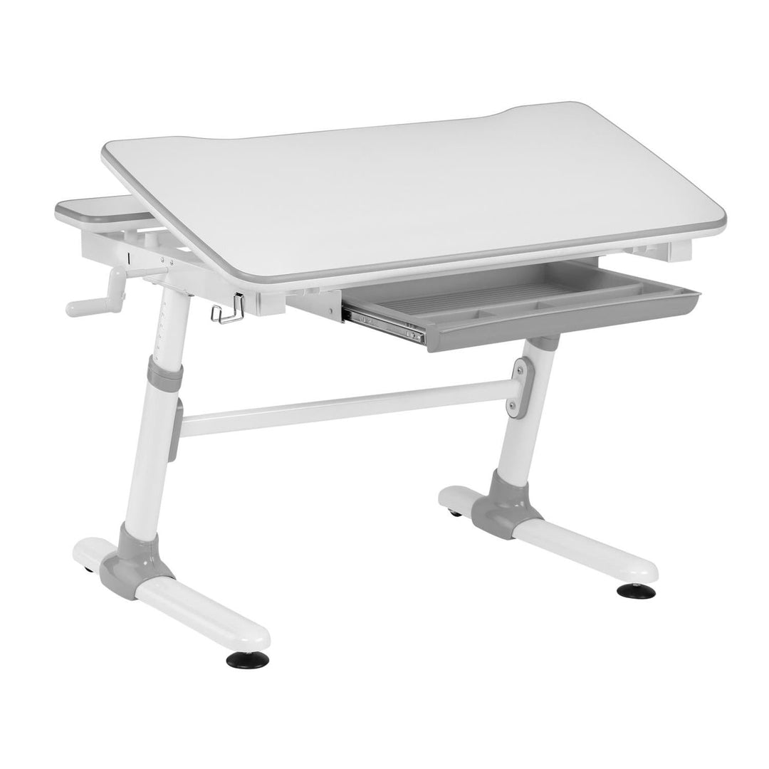 Ergonomisk skrivebord til børn med højdejustering Ergo Office, gråt, maks. 100 kg, ER-417 2cz