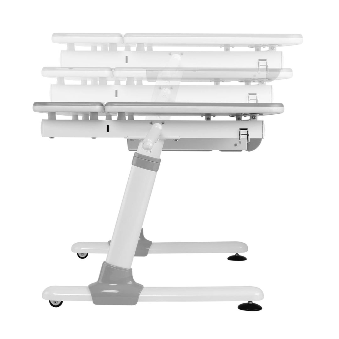 Ergonomisk skrivebord til børn med højdejustering Ergo Office, gråt, maks. 100 kg, ER-417 2cz