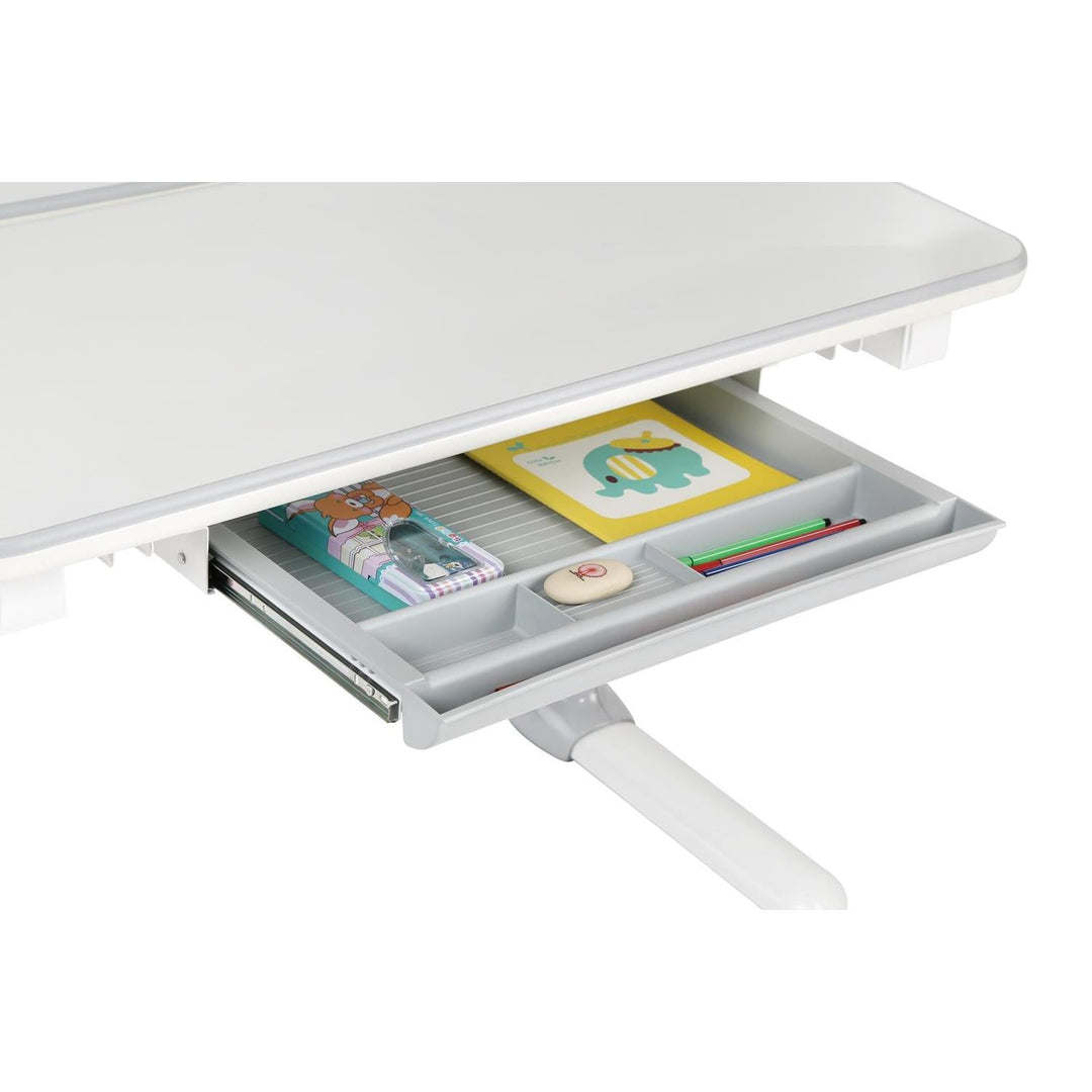Ergonomisk skrivebord til børn med højdejustering Ergo Office, gråt, maks. 100 kg, ER-417 2cz