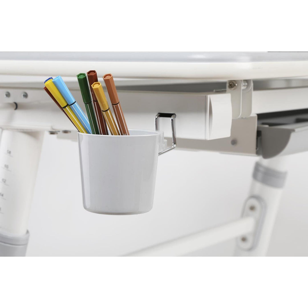Ergonomisk skrivebord til børn med højdejustering Ergo Office, gråt, maks. 100 kg, ER-417 2cz