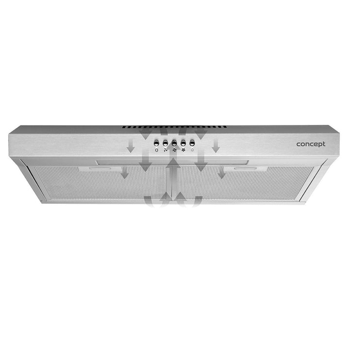 Underskabsemhætte 60 cm Concept OPP1260ss 135 m3 / time