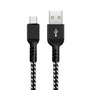 USB C-kabel med understøttelse af Fast Charge 2,4 A Maclean Energy MCE471 sort, længde 1 m, 5 V/2,4 A – dataoverførsel