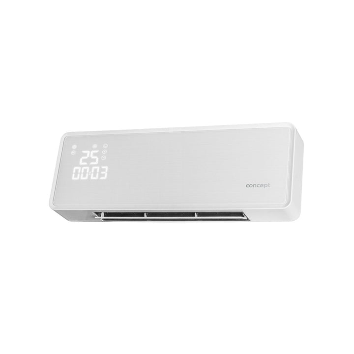 Concept QH4000 hvid keramisk vægvarmer plus fjernbetjening