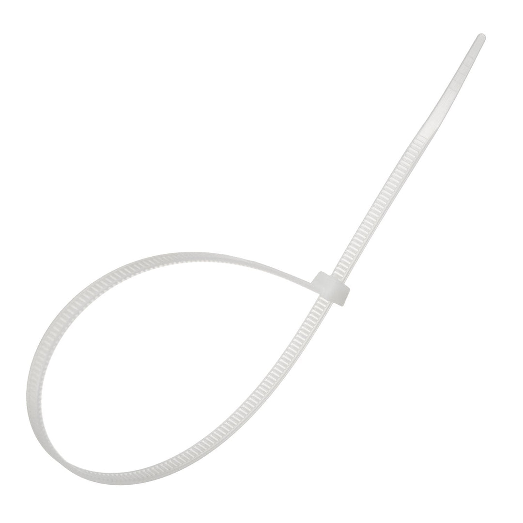 Kabelbindere (100 stk.) Maclean MCTV-463 W - hvide, 3,6 x 250 mm, UV-bestandige, brugstemperatur - 40 +85 °C.