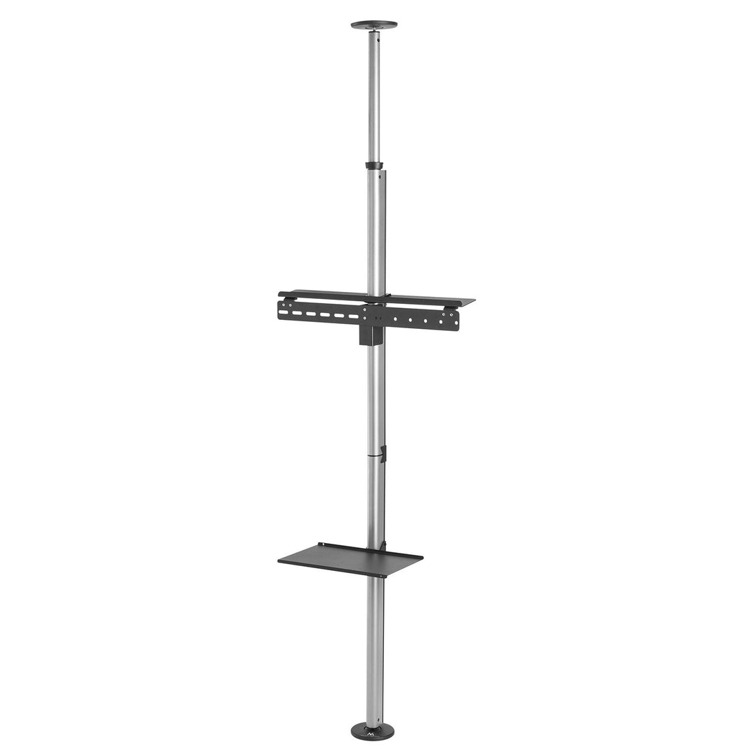 Teleskopisk TV-holder, loft-gulv med hylde Maclean MC-791N 37"-70" maks. 30 kg