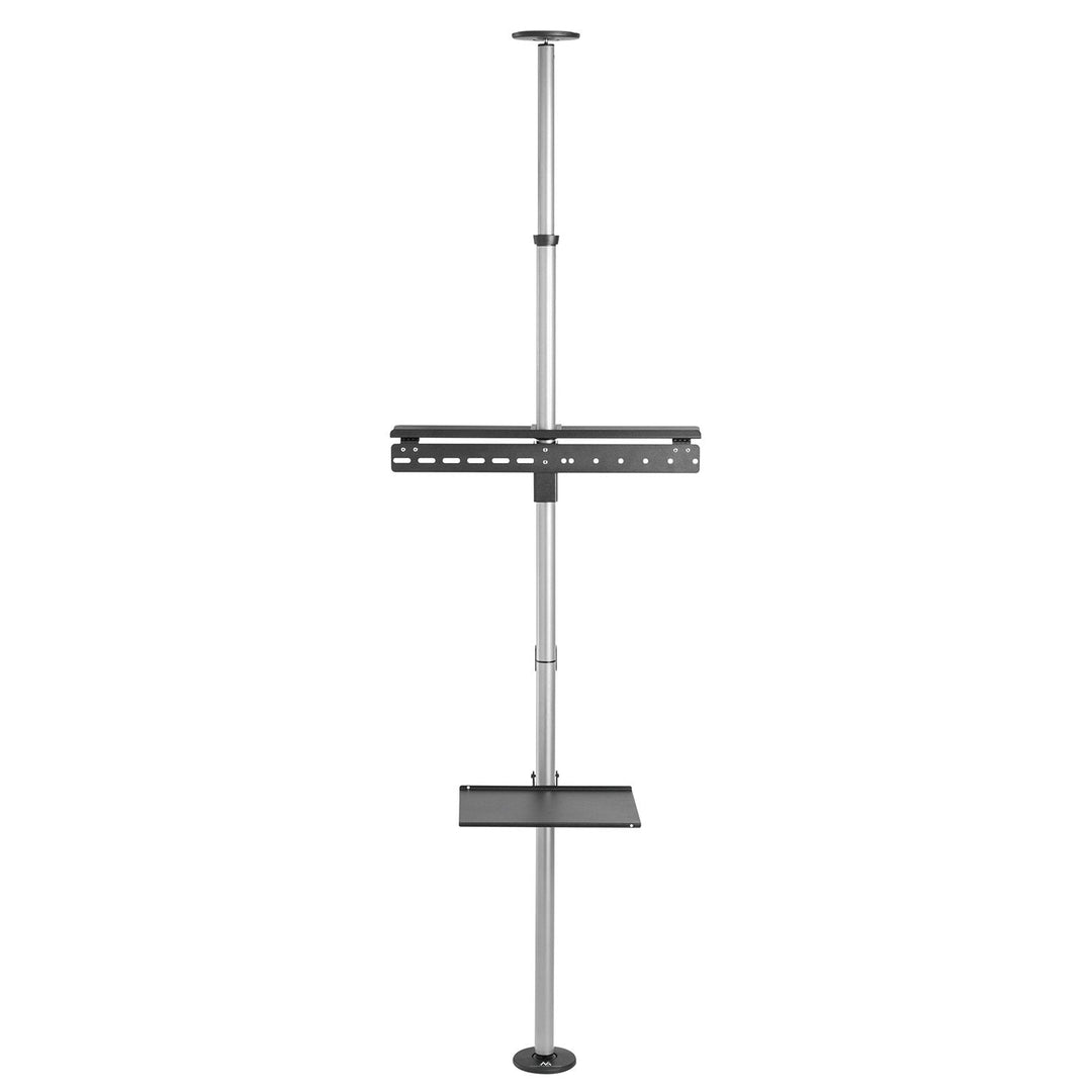 Teleskopisk TV-holder, loft-gulv med hylde Maclean MC-791N 37"-70" maks. 30 kg