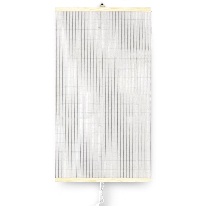 Infrarød radiator - fleksibel varmepanel 430W TRIO model 14 gennemsigtig, mål 100x57cm med regulator