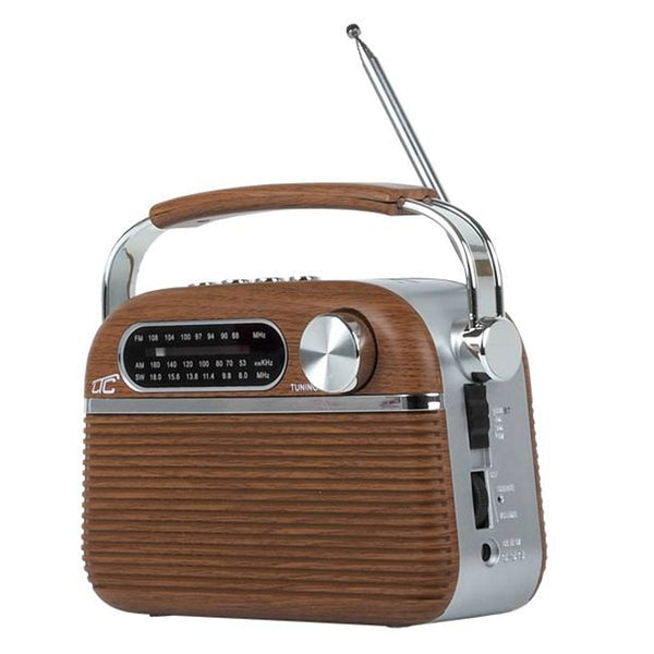 RETRO LTC NIDA BLUETOOTH BÆRBART RADIO, AM/FM/MP3/USB/SD INDBAYTTET AKKU 1200 MAH