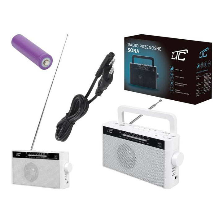 LTC Retro Sona bærbar Bluetooth-radio – moderne løsninger i et retro-design