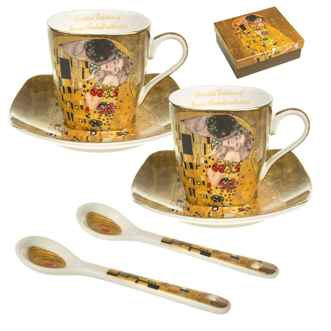 SÆT PORCELÆNSKOPPER TIL ESPRESSO MED UNDERKOPPER
