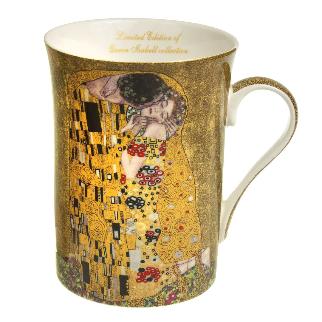 Krus til par som bryllupsgave til kaffe, sæt - guld