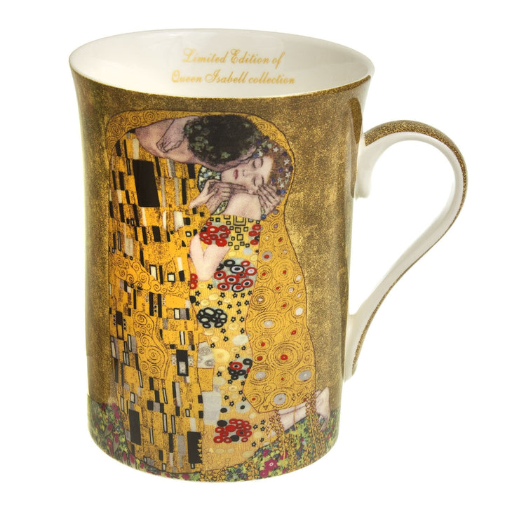 Krus til par som bryllupsgave til kaffe, sæt - guld