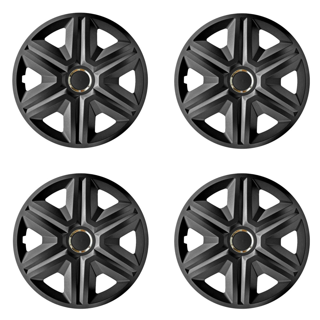 16" NRM FAST GRAPHITE LAKIEROWANE hjulkapsler, 4 stk. – grafitfarvet