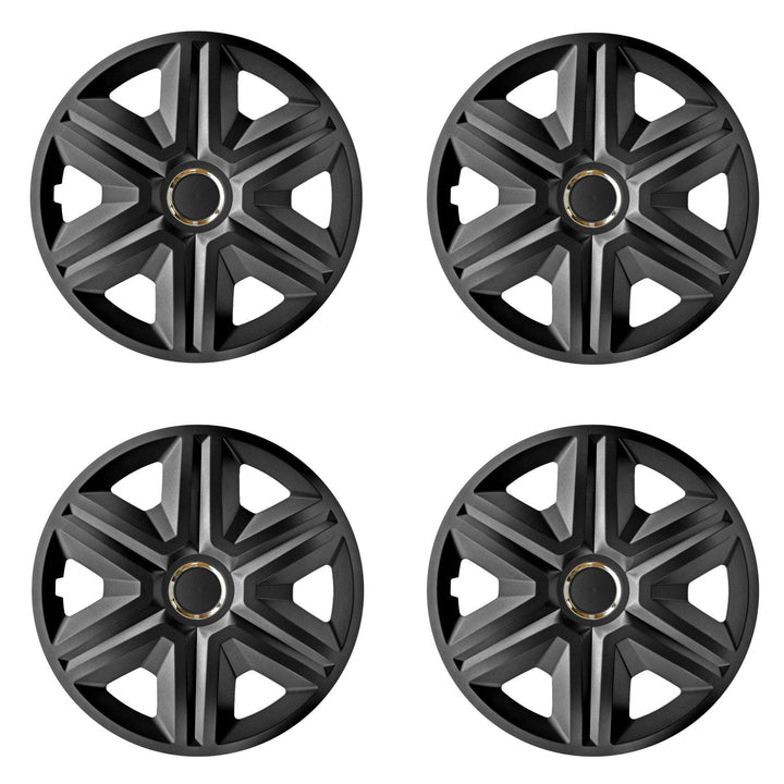 16" NRM FAST GRAPHITE LAKIEROWANE hjulkapsler, 4 stk. – grafitfarvet