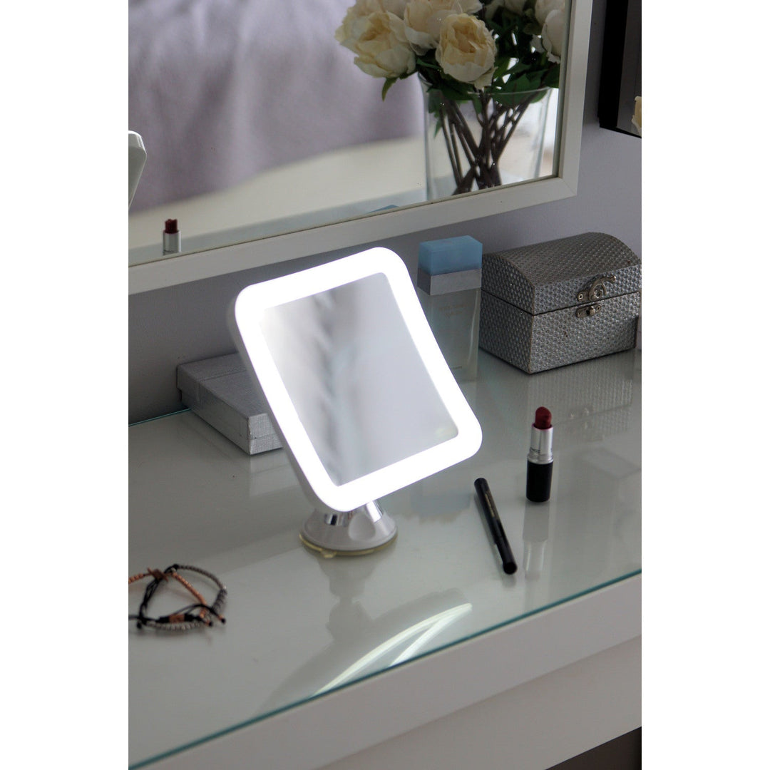 Badeværelsespejl, drejbart med LED-belysning CR 2169