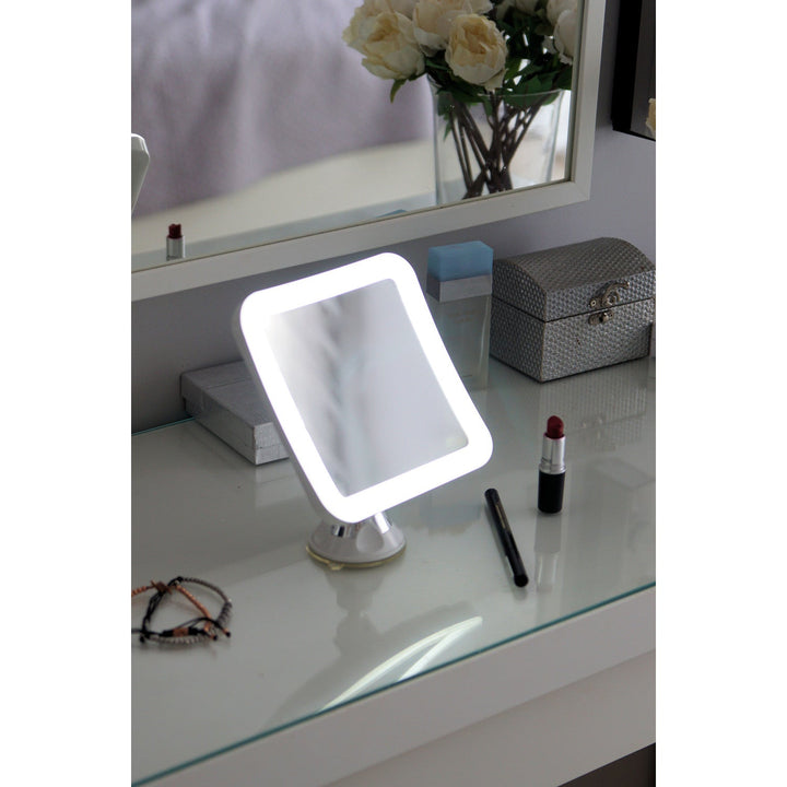 Badeværelsespejl, drejbart med LED-belysning CR 2169