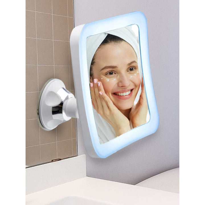 Badeværelsespejl, drejbart med LED-belysning CR 2169
