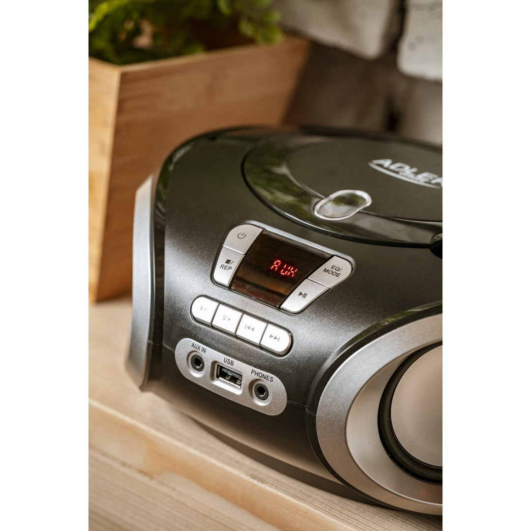 Boombox CD-MP3, USB, Adler AD 1181 radioafspiller