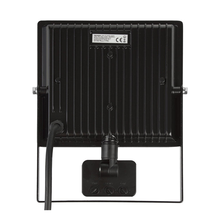LED-projektør med bevægelsessensor Maclean, slim 50W, 4000lm, neutral hvid farve (4000K), IP44, MCE650 NW PIR