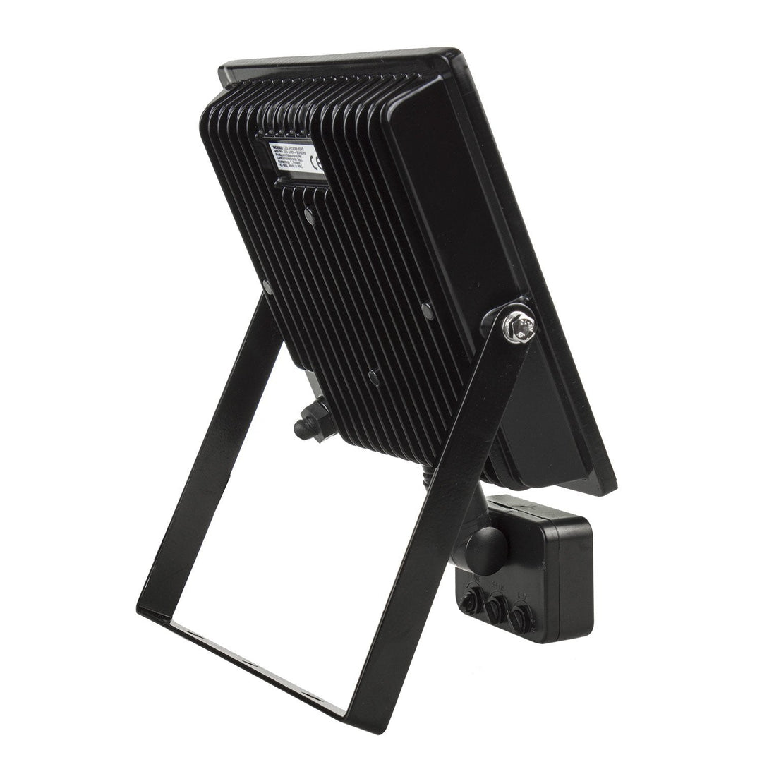 LED-projektør med bevægelsessensor Maclean, slim 50W, 4000lm, varm hvid farve (3000K), IP44, MCE650 WW PIR