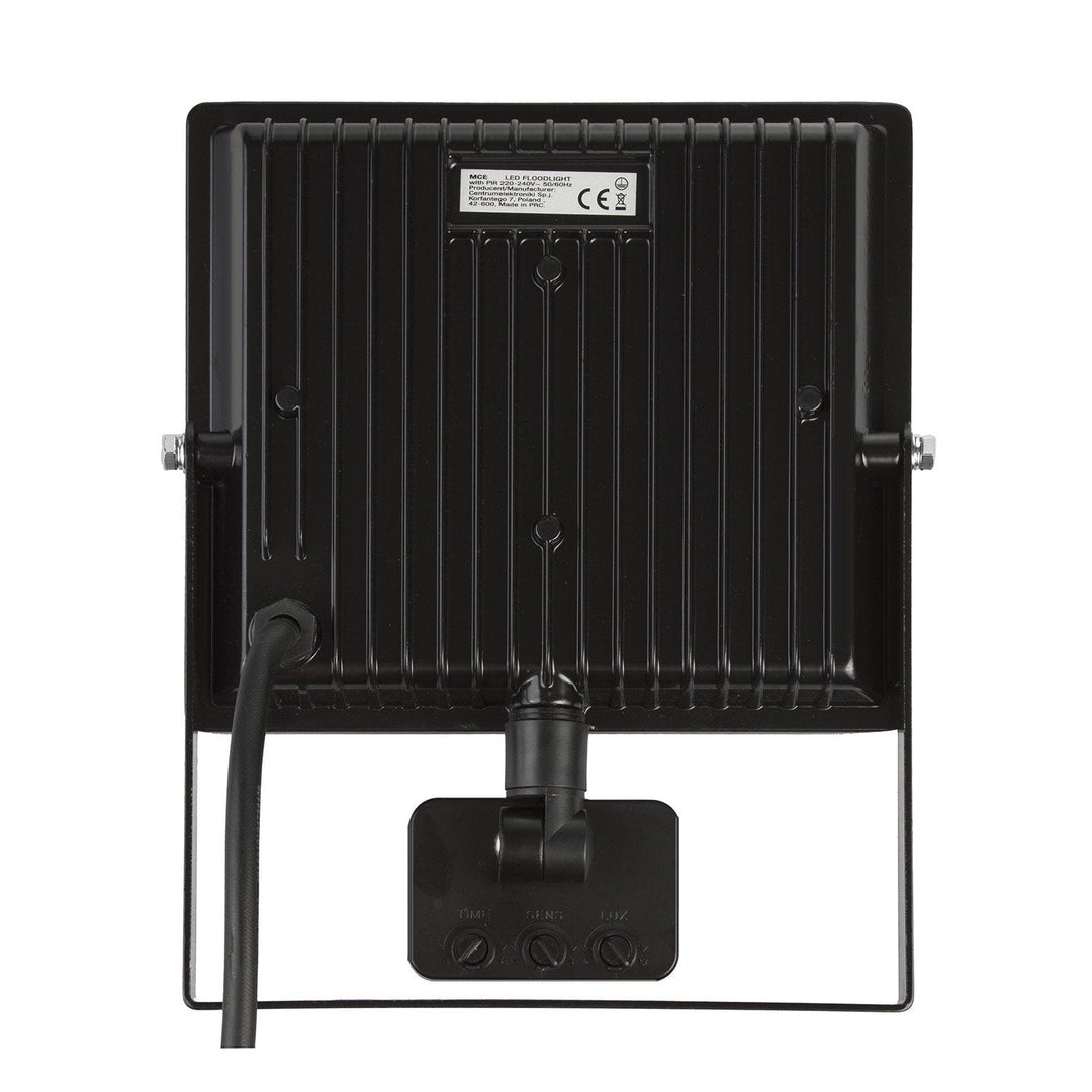 LED-projektør med bevægelsessensor Maclean, slim 30W, 2400lm, varm hvid farve (3000K), IP44, MCE630 WW PIR